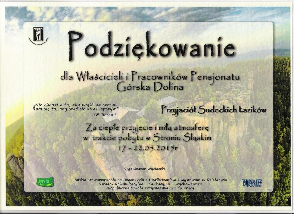 לינה וארוחת בוקר Stronie Śląskie Gorska Dolina מראה חיצוני תמונה